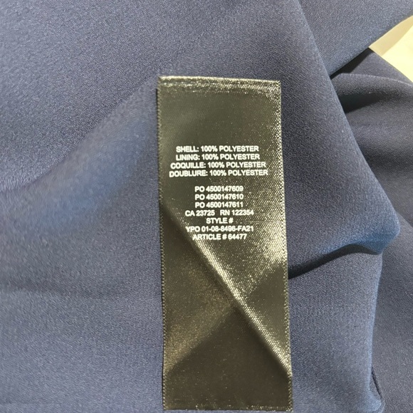 BABATON Sz L Wallace True Wrap Dress in  Pure Indigo Lined NEW WITH TAG Aritzia - Picture 9 of 11